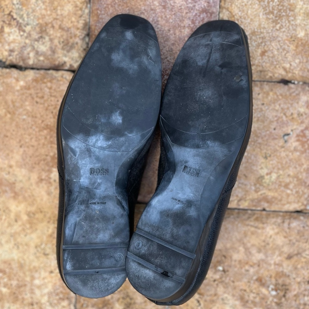Hugo Boss Leather Dress Shoes Sz 10 - Picture 7 of 7
